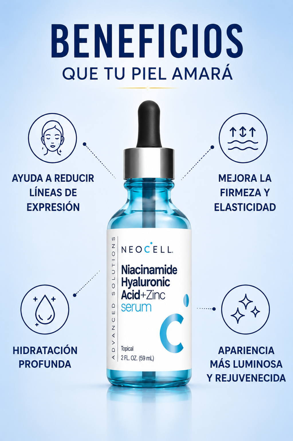 Serum Facial De Acidohialuronico Neocell