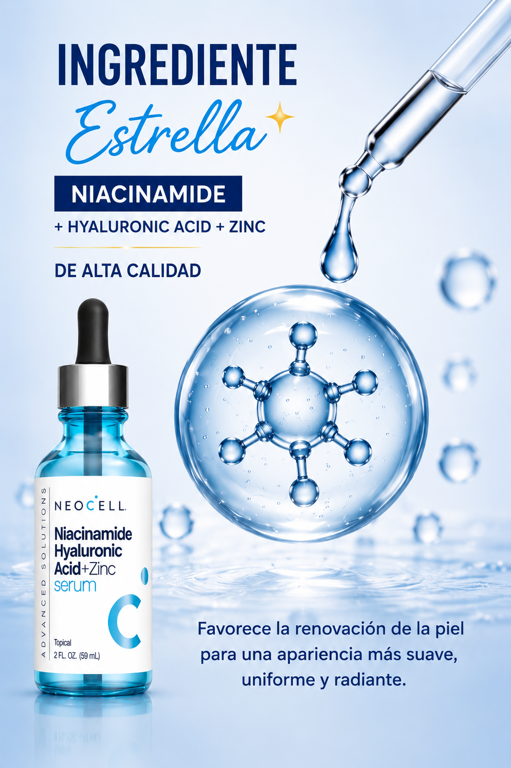 Serum Facial De Acidohialuronico Neocell