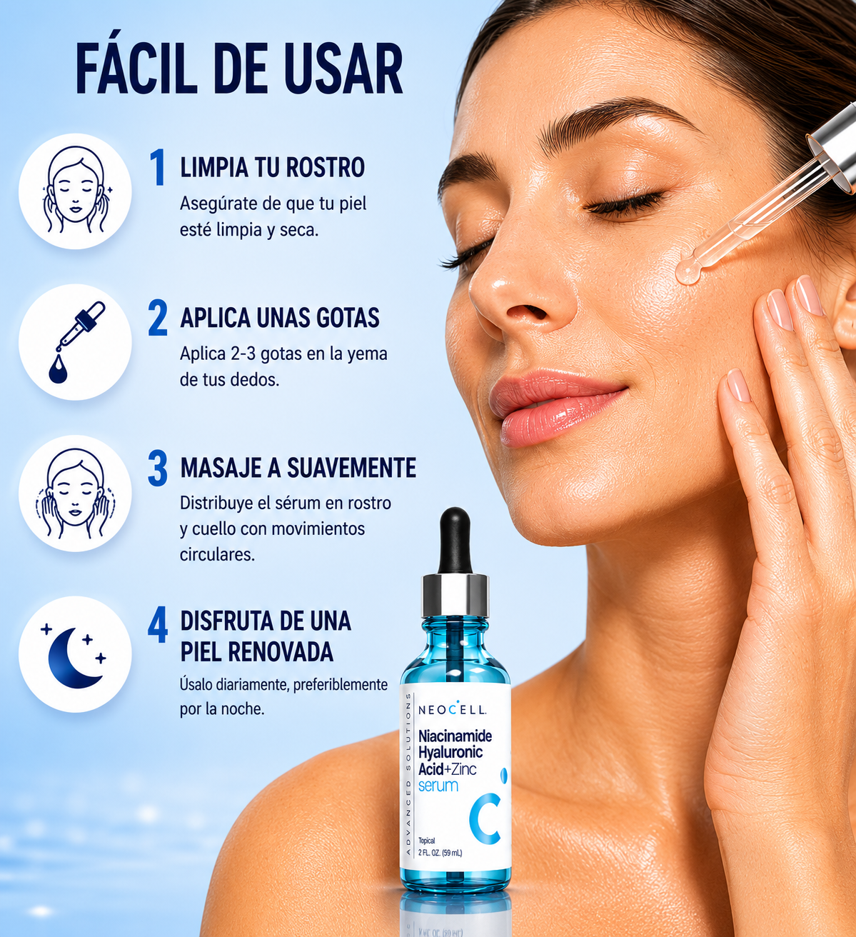 Serum Facial De Acidohialuronico Neocell