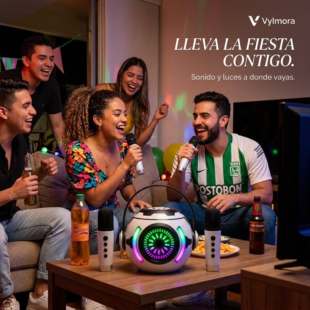 Mini Parlante Con Karaoke  KM-V33 FX